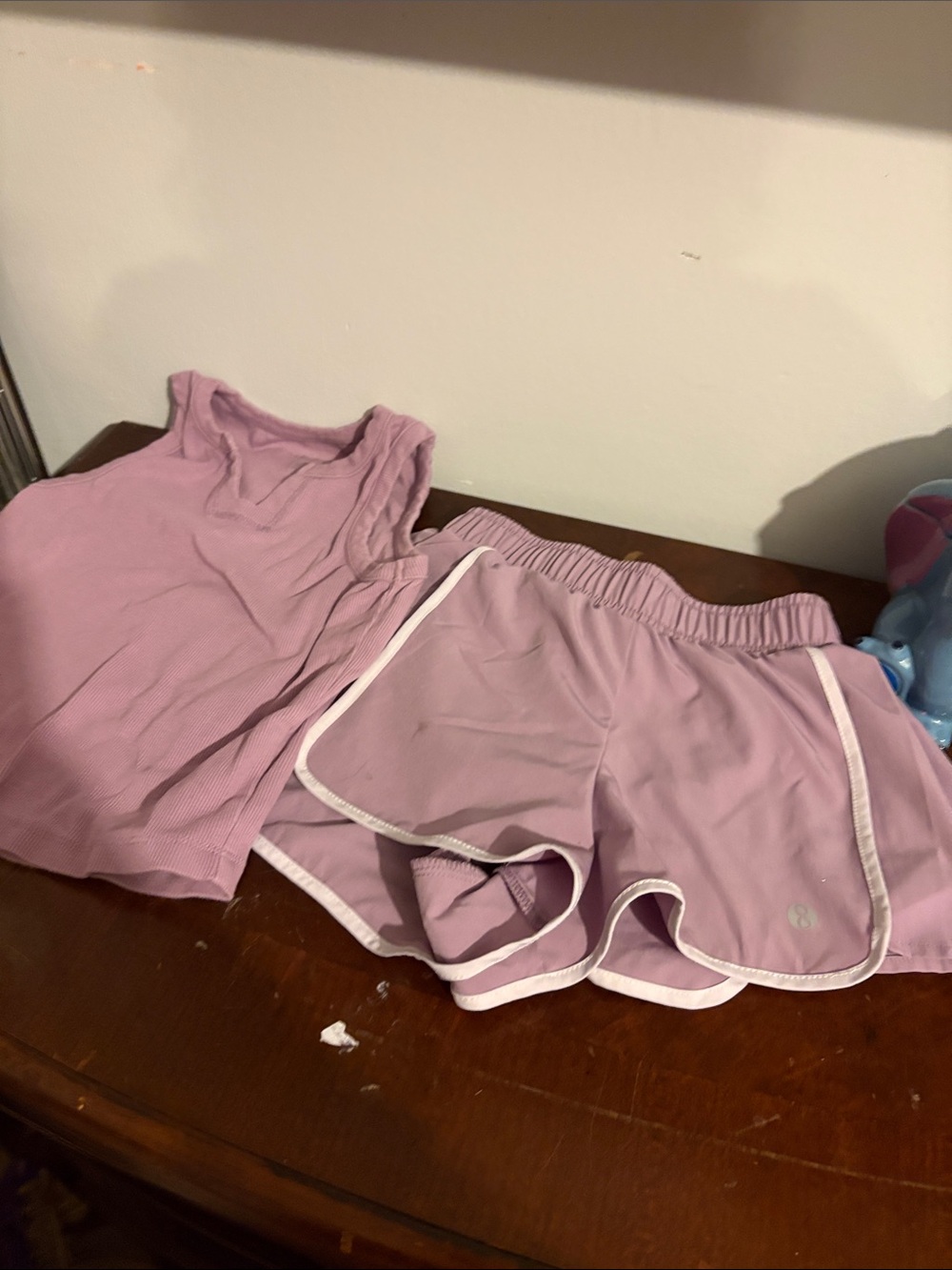 Athletic Lavender Girls'  matching set